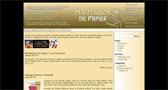 Desktop Screenshot of mamaisondepapier.be